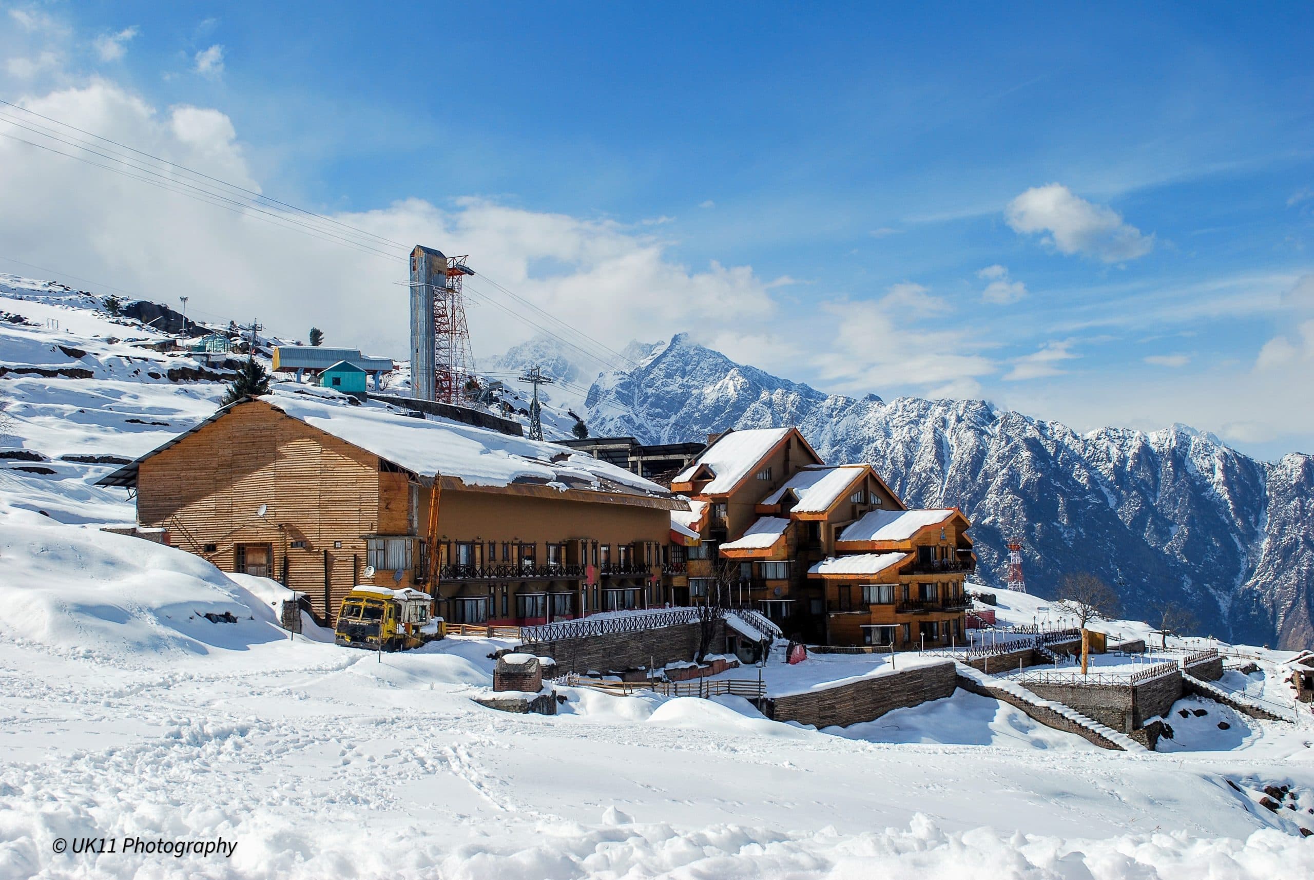 Auli - A famous hill station in Uttarakhand, known for skiing and panoramic Himalayan views.